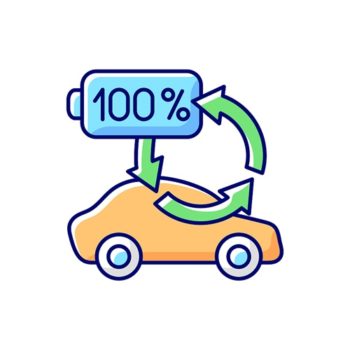 100%-Electric-Car-Icon